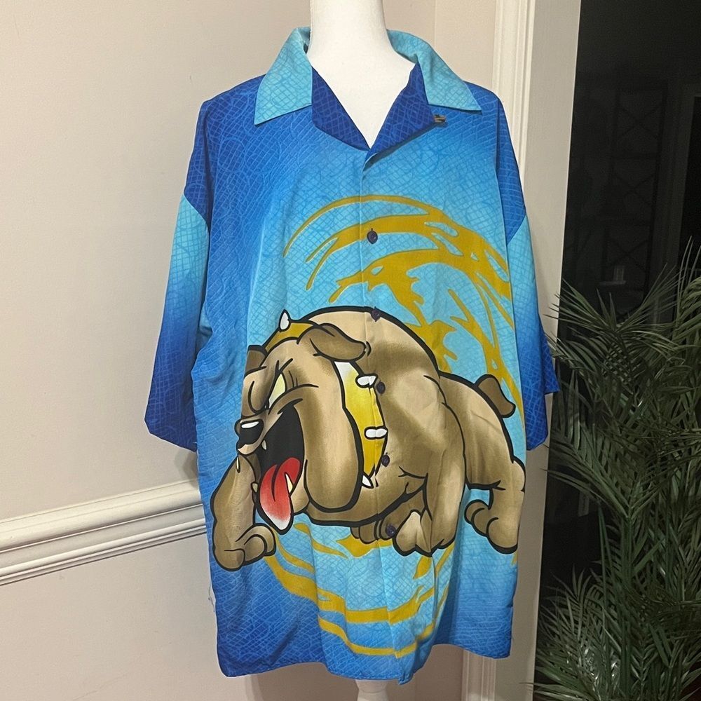 NWT VTG Canopy Bulldog Button Down Shirt Size XL Extra Large